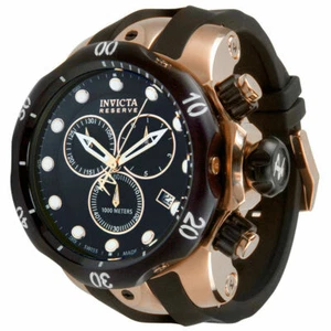 INVICTA 5733 VENOM/RESERVE CHRONOGRAPH BLACK RUBBER MEN'S WATCH $1995.00 RETAIL - Picture 1 of 5
