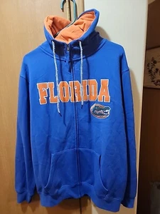Florida Gators Hoodie Size L Blue Full Zip HOODIE Stadium Athletics NWT - Picture 1 of 4