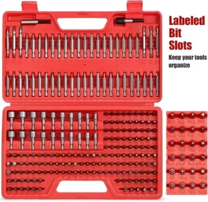 214pc Screwdriver Bit Tool Kit Set Craftsman Home Repair Juego Destornilladores - Picture 1 of 8