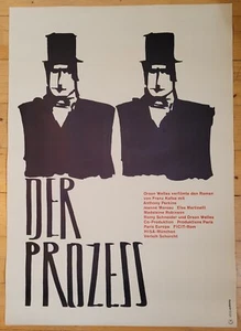 DER PROZESS - Filmplakat gerollt, Kino-Poster - Orson Welles, Romy Schneider - Bild 1 von 1