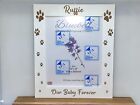 Personalised Dog Photo Frame Engraved With Paws And Your Choice Name And Text
