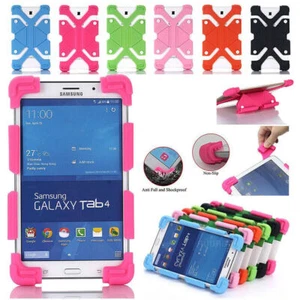 Silicone Kids Case stand Cover Fits for Universal Android Tablet 7" 8" 9" 10" - Picture 1 of 18