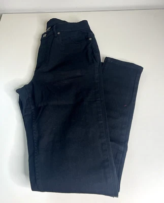 Venus 女式 10R 码黑色弹力 Heidi 紧身牛仔裤 Z21105 全新无标签 — 第 1/4 张图片