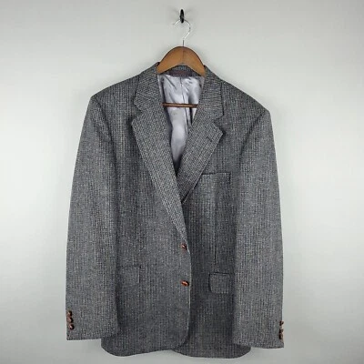 Abrigo deportivo vintage Boston Tradors para hombre 42R lana tweed profesor universidad Foto 1 de 4