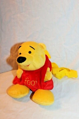 NUEVO CON ETIQUETA MUÑECA MOCHILA PEQUEÑA DE FELPA RUZ WINNIE THE POOH 7"  Foto 1 de 3