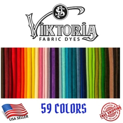 Fabric Dye Viktoria All Purpose 59+ Fashion Colors DIY Tie Dye (0.35 Oz Powder) - Image 1 of 4