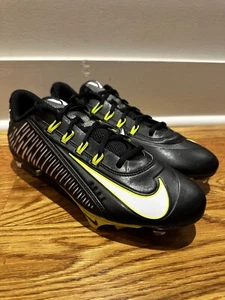 Size 10 Nike Vapor Edge 360 VC Carbon Football Cleats Black Volt DO6294-001 - Picture 1 of 7