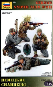 Equipo Alemán de Francotiradores Zvezda 1/35 3595 Segunda Guerra Mundial (4 Figuras) - Imagen 1 de 2