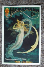 Herrmann The Great magician poster #5 1898 Maid of the Moon