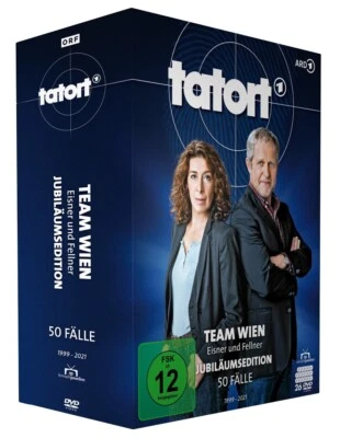 Tatort Wien - Staffeln 1-4 Jubiläumsedition: Eisner und Fellner, Fall 1-50 [DVD] - Bild 1 von 4