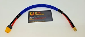 4mm Male to XT60 Female Power Supply Charger Cable 12” multiple colors - Picture 1 of 2