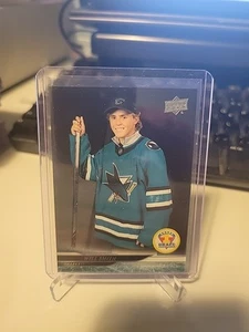 2024-25 UPPER DECK FIRST ROUND DRAFT PICK CLEAR CUT WILL SMITH SAN JOSE SHARKS - Picture 1 of 2