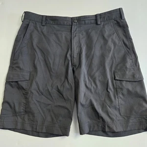 Pantaloncini Nike Golf Uomo Taglia 34 Nero Elasticizzati Dri Fit Performance Chino - Foto 1 di 13