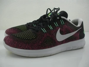 Zapatos para correr negros burdeos 10,5 M Nike Free RN 2 2017 Flyknit 880839-005 para hombre - Imagen 1 de 12