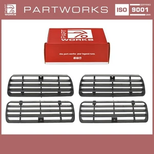 4x Lufteinlassgitter für PORSCHE 924 turbo 931 Abschlussblech Lüftungsgitter - Picture 1 of 8