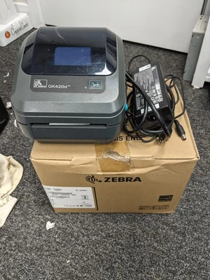 ZEBRA GK420d Direct Thermal Desktop Monochrome Printer (2 LOT) - Image 1 of 4