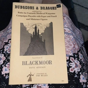 Dungeons & Dragons Blackmoor Supplement II #2004, 7ª impresión 1978 - Imagen 1 de 4