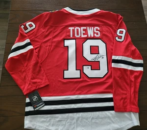 Jonathan Toews signed Blackhawks jersey Beckett JSA Fanatics Auto Size 52 XL - Picture 1 of 4