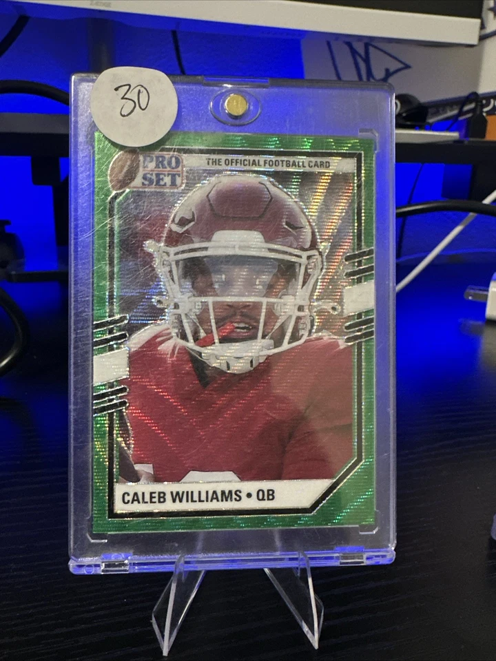 caleb williams Green Wave Pro Set  PSP-CW1 - Image 1 of 2