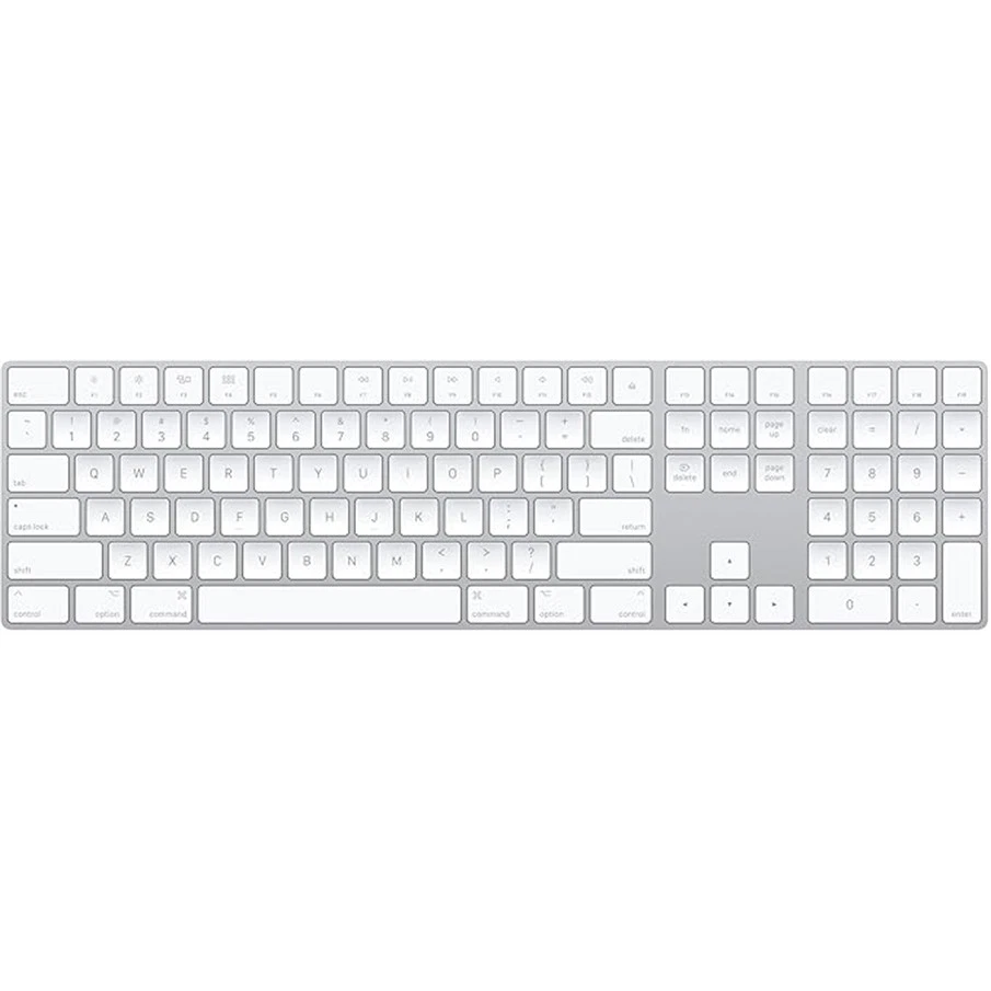 Apple Magic Keyboard with Numeric Keypad: Wireless, Bluetooth, Rechargeable - Image 1 of 3