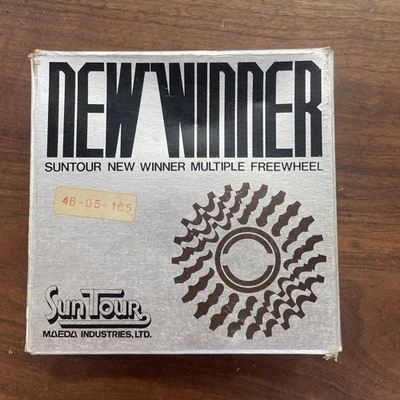 Vintage Suntour New Winner 6 Spd Multiple Freewheel 13-32t NWUL6S-S In the Box - Image 1 of 4
