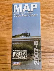 KARTE North Carolinas Cape Fear Coast Insiders' Guide 2007 2008 TOP - Bild 1 von 5