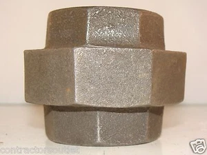 Neu Overstock 1 1/4" verzinktes Eisen Union Fitting NPT Klasse 150 (Menge 2) - Bild 1 von 1