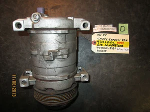 06 07 CHEVY EXPRESS VAN 4.3L+6.6L A/C COMPRESSOR #44726-8961/10S17F - Picture 1 of 7