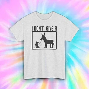 I Don't Give A Rats Ass Funny Donkey Graphic Tee Humor T-Shirt S-5XL - Picture 1 of 12