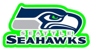 Seattle Seahawks Logo - Die Cut Laminated Vinyl Sticker/Decal - NFL - Picture 1 of 1