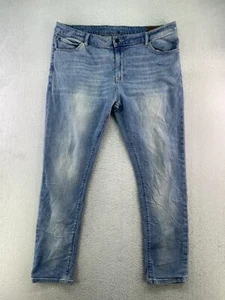 ASOS Mens Size 40x32 Medium Wash Slim Straight Denim Jeans - Picture 1 of 10