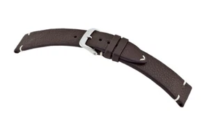 Di-Vo Manufactura Bioleather Watch Band El Paso Mocha Cosido a Mano 20mm - Imagen 1 de 1