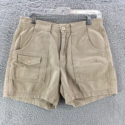American Eagle Outfitters Cargo Shorts Mens 6 Beige Mid Rise Button Zip Fly - Image 1 of 4