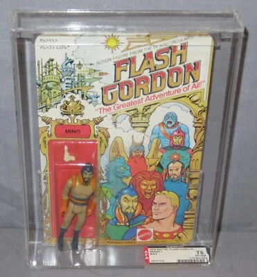 Flash Gordon "MING" AFA 75 Serie 1 *NUEVO* Sellado SIN PERFORAR 1979 Mattel Foto 1 de 4