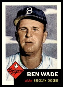 1991 Topps Archives 1953 Ben Wade Brooklyn Dodgers #4