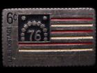 JF03115 VINTAGE 1976 STAMP - BENNINGTON FLAG 1777** PEWTER BUCKLE