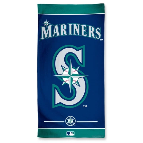 SEATTLE MARINERS 30"X60" FIBER REACTIVE BEACH TOWEL BRAND NEW WINCRAFT Cover