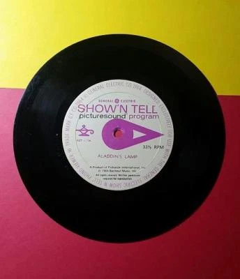 VINTAGE 1960's CHILDREN'S RECORD GENERAL ELECTRIC - ALADDIN'S LAMP YOUNG PRINCE Foto 1 de 2
