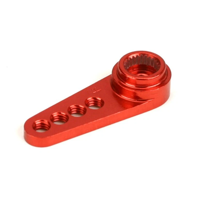 Dynamite 1/2 Machined Aluminum Servo Arm HRC Red DYN2562 Servo Accessories - Image 1 of 1