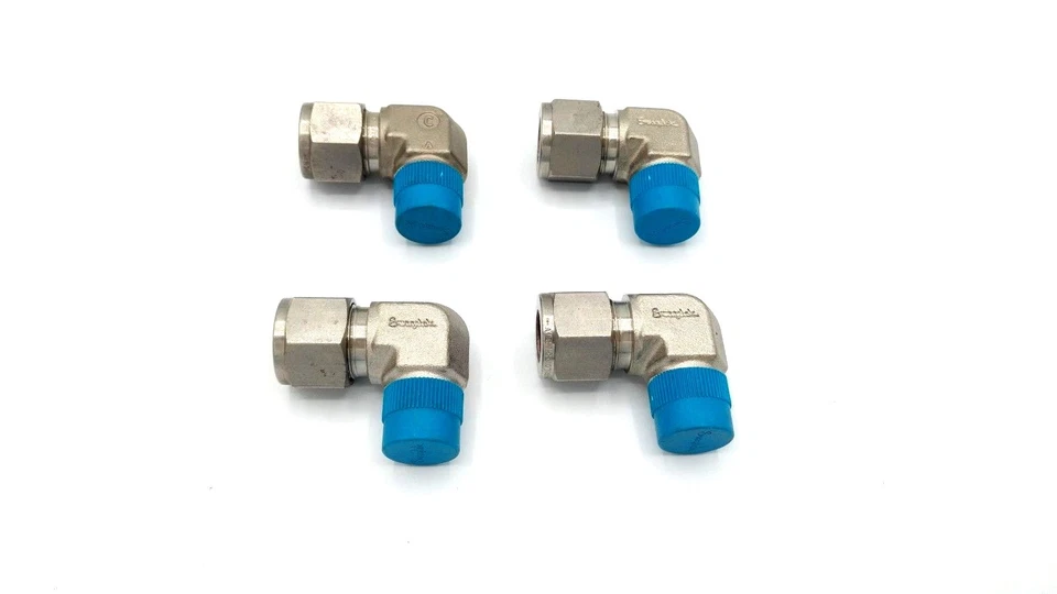 ¡¡NUEVO!! LOTE DE 4! Swagelok SS-810-2-6 acero inoxidable 1/2 pulgada. Tubo OD x 3/8 pulgadas. NPT masculino Foto 1 de 1