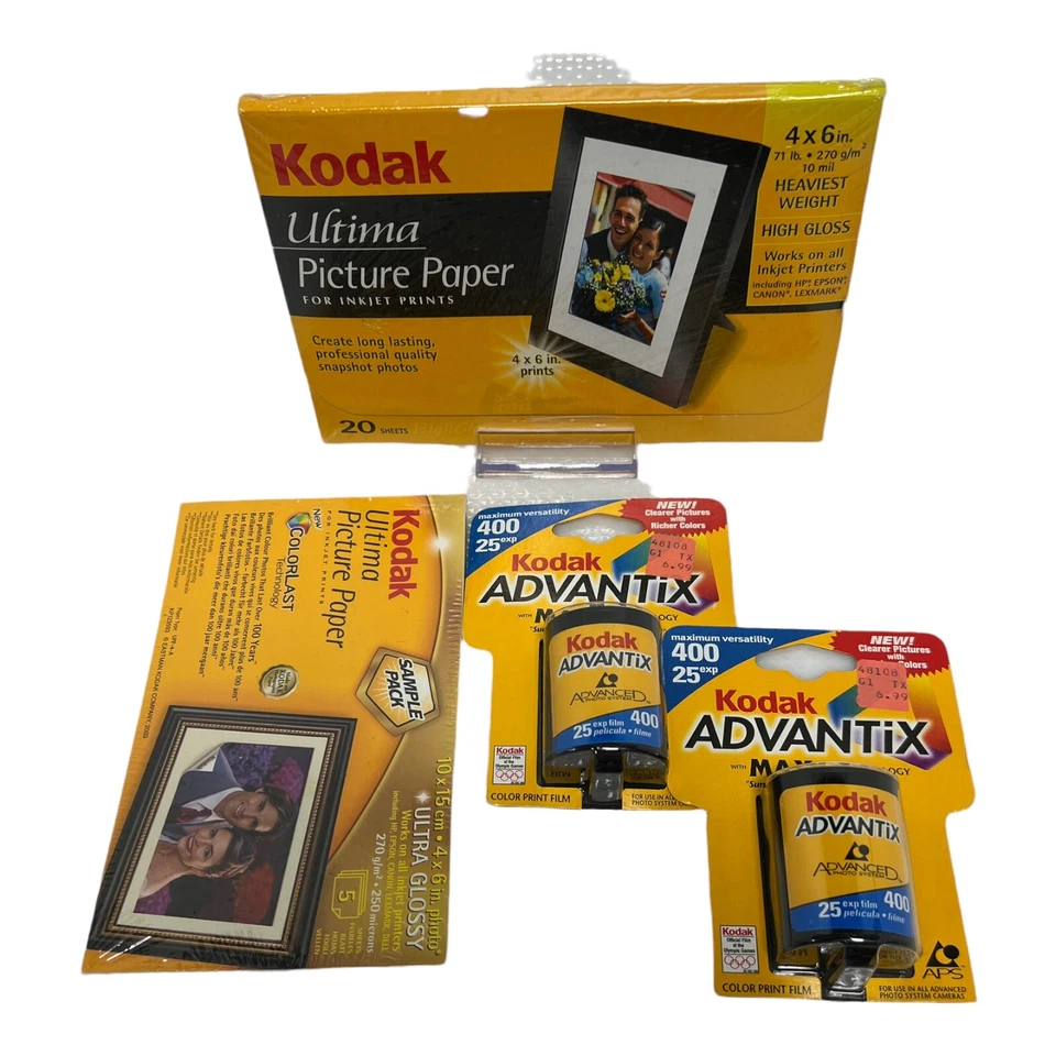Kodak 400 Film 25 2003- Picture Paper -LOT SAMPLE NOS - Image 1 of 2
