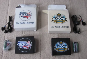 (2) Live Audio Coverage Sets Super Bowl XXXVI & XXXVII Sammlerstücke Souvenirs - Bild 1 von 6