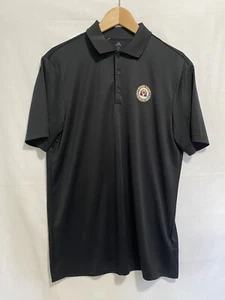 Adidas PrimeGreen Mens short sleeve Black Polo Golf and Casual NWT Size Medium - Picture 1 of 11