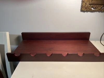 Pottery Barn Holman Estante de Entretenimiento Madera Botella de Vino Organización de Almacenamiento Foto 1 de 4