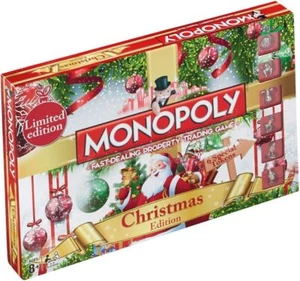 CHRISTMAS MONOPOLY BOARD GAME - Picture 1 of 3