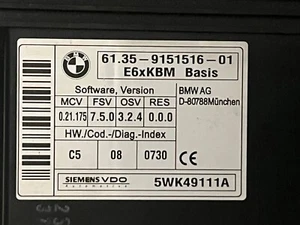 BMW Unit Steuereinheit Original 9151516 OEM - Bild 1 von 4