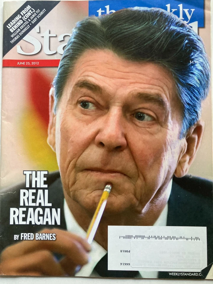 RONALD REAGAN - THE REAL REAGAN June 2012 THE WEEKLY STANDARD Magazine - Image 1 of 1