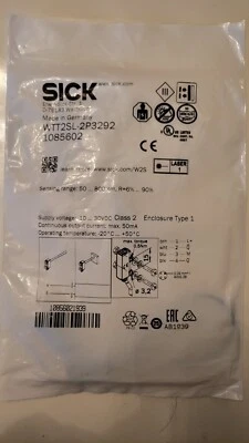 Sick PowerProx Micro WTT2SL-2P3292  diffuse Photo Eye 1085602 - Image 1 of 2