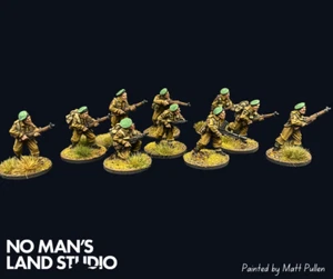 Bolt Action Squadra Comando Britannica 28mm Pro Dipinta WW2 Miniature COMMISSIONE - Foto 1 di 2