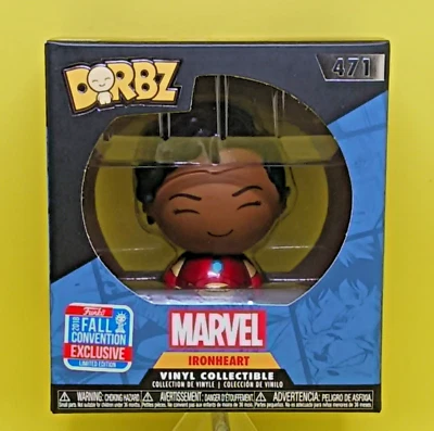 Funko Dorbz Marvel Ironheart NYCC Exclusive Comic Con Limited Edition #471 Foto 1 de 4